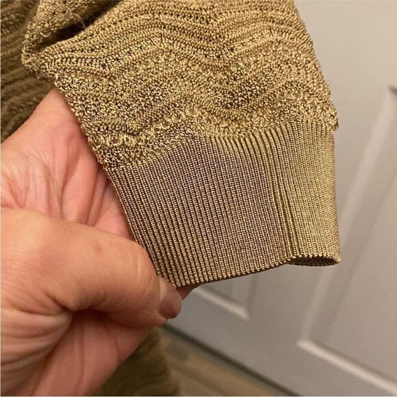 Ralph Lauren black label Elegant Tan Dress with Cardigan, L - Picture 10 of 14